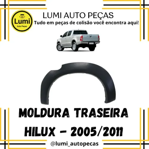 Moldura Traseira Hilux 2005/2011 - NOVA