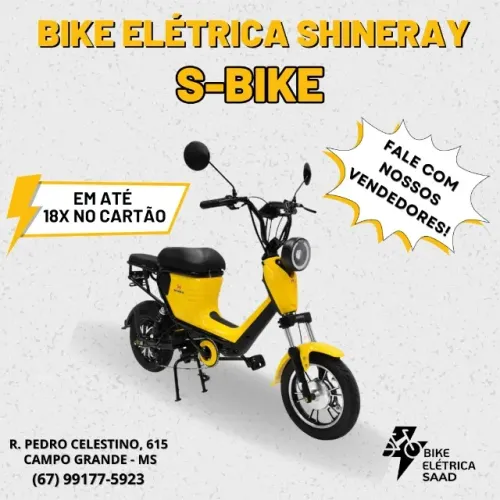 Scooter Elétrica S-BIKE - zero KM - melhores condições e preços