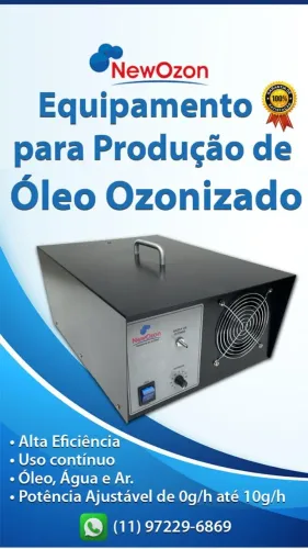 Gerador Ozônio para Óleo