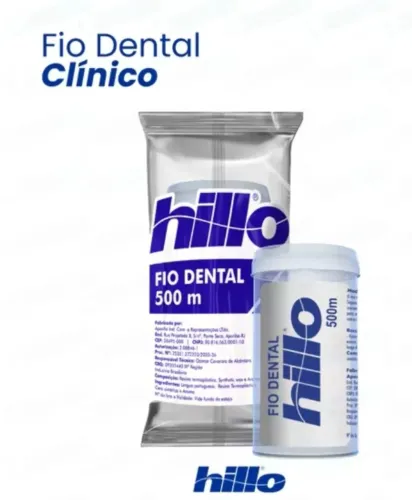 Fio dental rolo 500 metros a pronta entrega