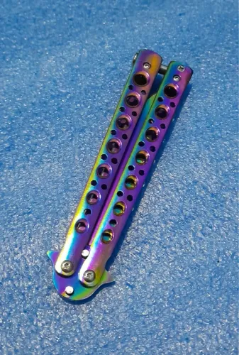 Canivete Butterfly Rainbow HZ
