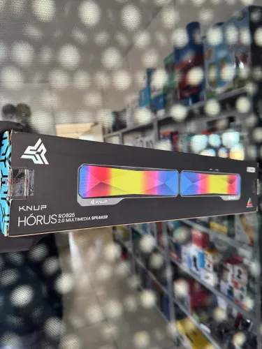 Caixa de som para computador notebook pc com Led vários efeitos 