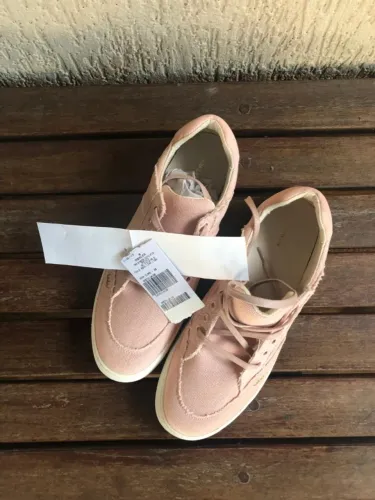Tênis Osklen Soho Lona Rosa Claro - NOVO com Etiqueta - nº 39 (BR) - ORIGINAL