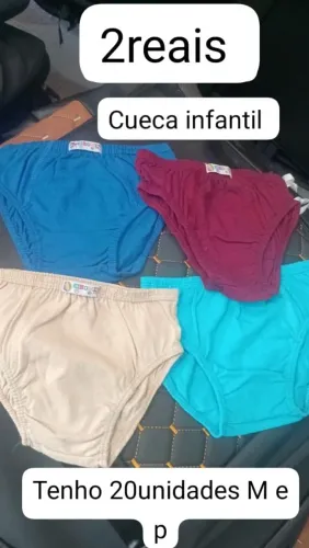 CUECA INFANTIL PROMOÇÃO R$2