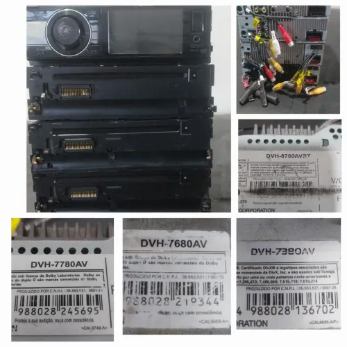 Lote de DVD Pioneer com defeito 