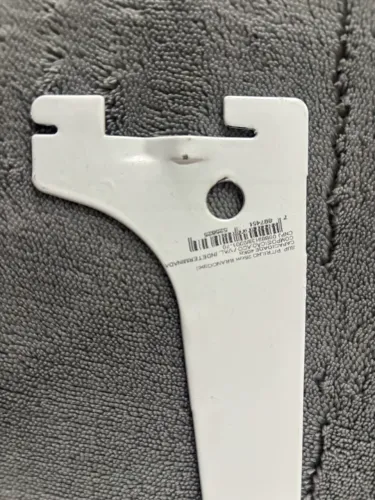 24 Trilhos Suporte para Trilho Versátil Aço 7x25 Branco