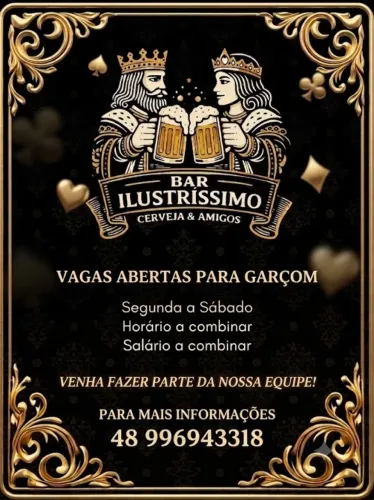 Vaga pra garçom