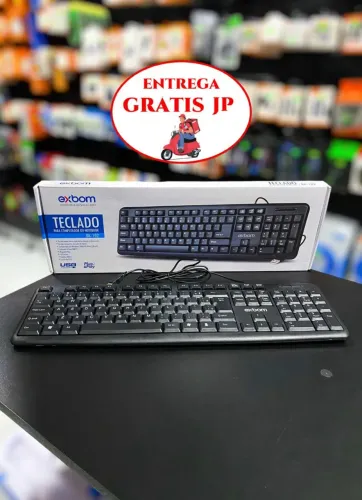 TECLADO PARA COMPUTADOR E NOTEBOOK EXBOM BK-102
