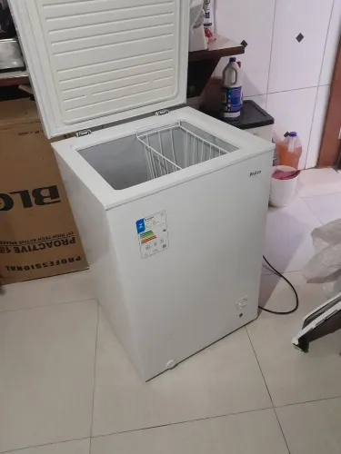 Freezer falta coloca o gás