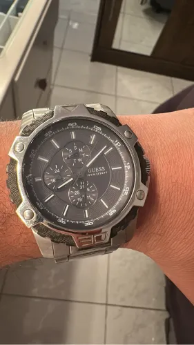 Relogio Guess Vivara aço inoxidável impecável 
