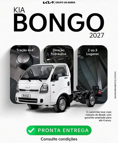 Kia Motors Bongo K-2500 2.5 4X4 TB Diesel 2027