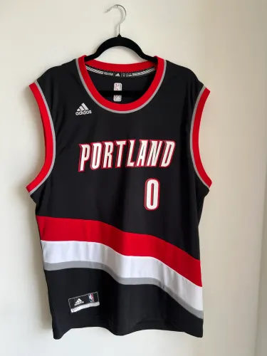 CAMISA PORTLAND TRAILBLAZERS - NBA - ADIDAS - LILLARD 0 - ORIGINAL
