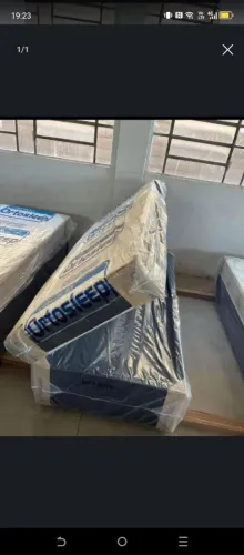 Cama unibau solteiro conjugada com espuma selada  D28