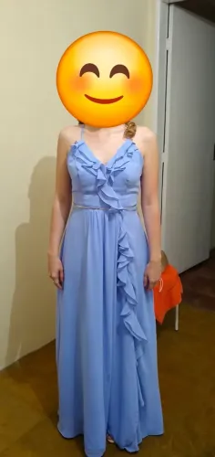 Vestido de festa - Azul Serenity