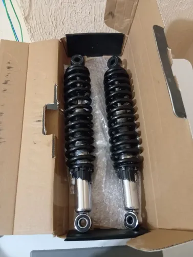 Amortecedor Honda/Yamaha com molas novas reforçadas.