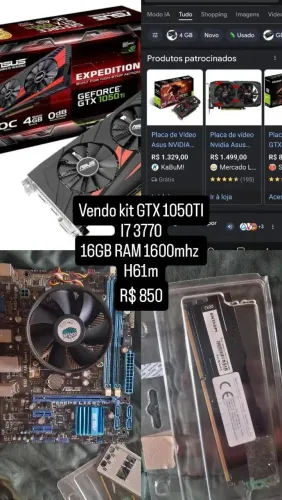 Kit upgrade i7 gtx 1050ti
