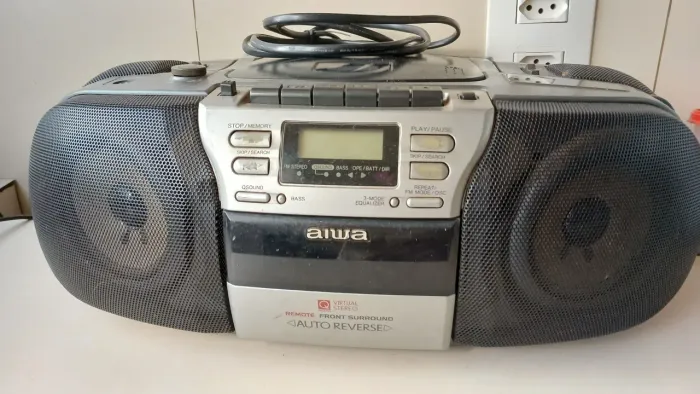 Aparelho de som microsistem CD fita e rádios