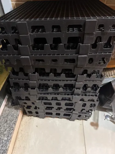 Pallet Estrado Plastico P/ Estoque 50 X 50 Preto Palete