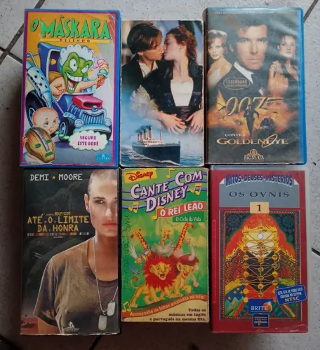 20 FITAS VHS ORIGINAIS 