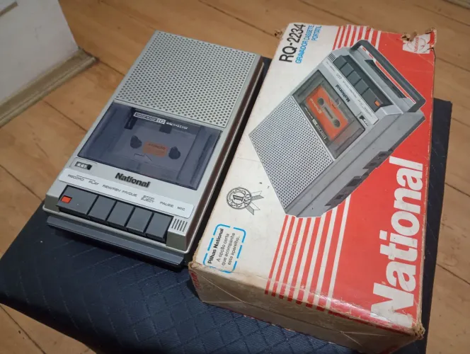 gravador National tape cassete