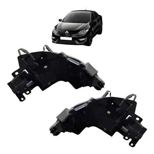 Par Suporte Guia Farol Dianteiro Renault Fluence 2010 2018