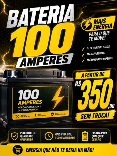 Bateria 100 amperes 