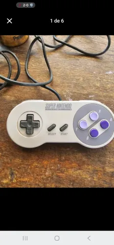 Controle Original Super Nintendo SNES SNS-005 Made in Japan Funcionando