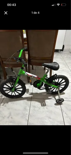 Bicicleta infantil de rodinha