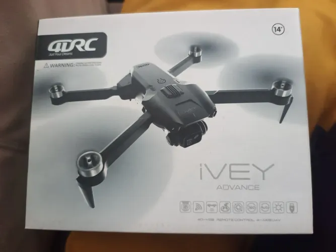 Drone novo na caixa