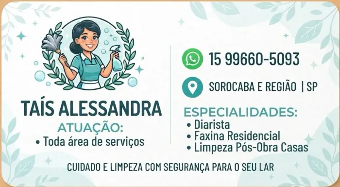 Diarista disponível