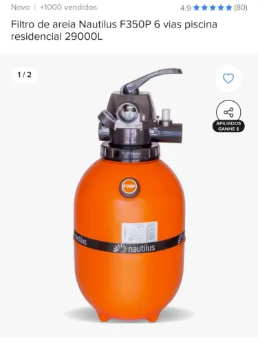 Filtro piscina F350