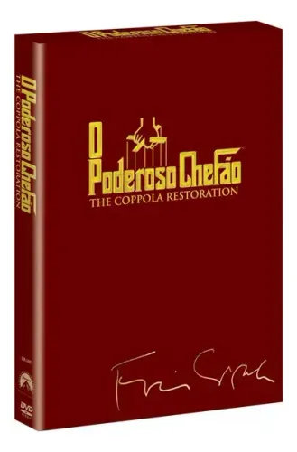 Box O Poderoso Chefão DVD Drama Coppola Clássico Cinema