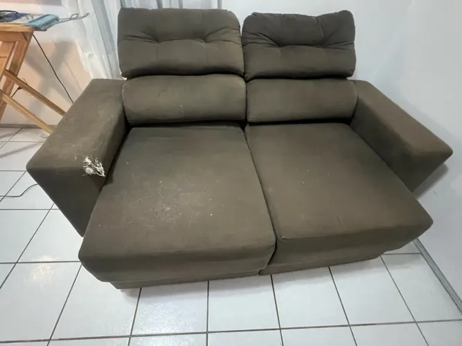 vendo sofá cama seminovo