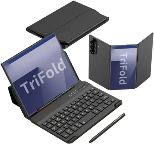 Capa Teclado Samsung Galaxy Z Trifold + Caneta capacitiva