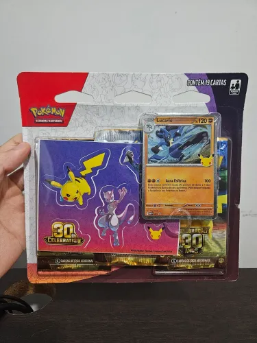 Blister triplo pokemon 30 anos