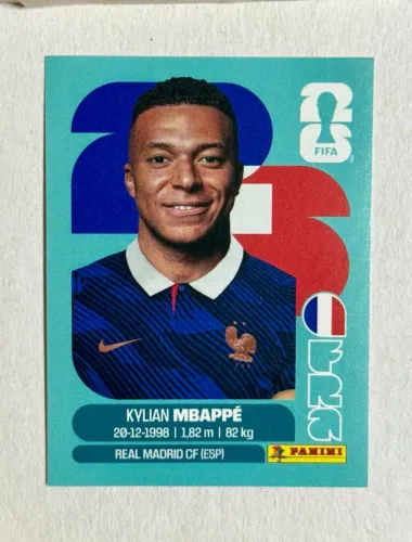 Figurinha Avulsa Copa 2026 - Kylian Mbappé - FRA 20