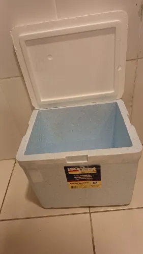 Caixa de isopor para bag 37l e 42l