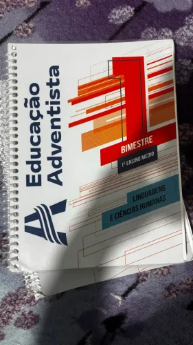 Livros didáticos colégio adventista 1 ano ensino médio 