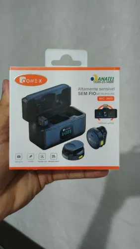 Microfone sem fio para video