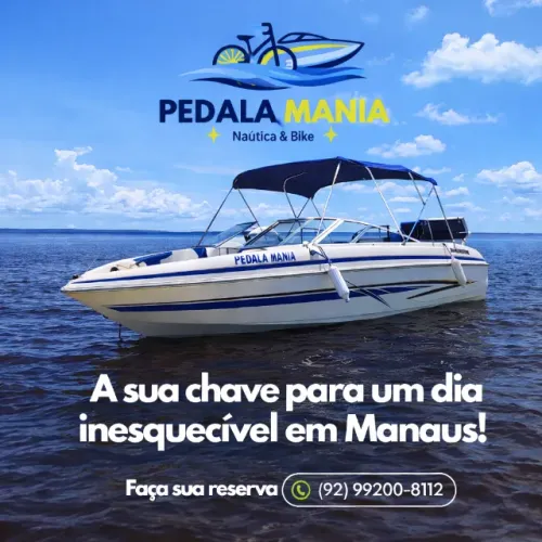 ALUGUEL DE LANCHA EM MANAUS - PASSEIOS PELO RIO NEGRO (PEDALA MANIA)