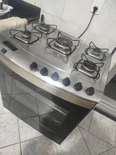 Fogão Brastemp 5 Bocas /Inox / Turbo Chama 