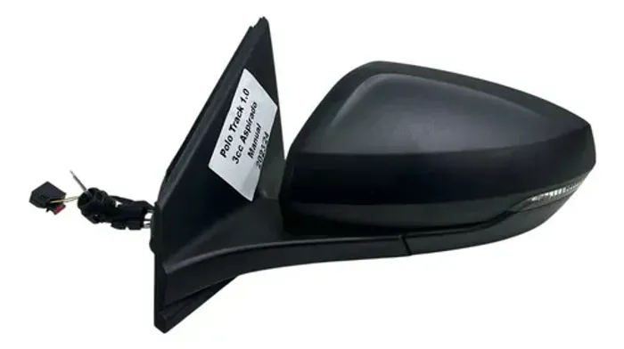 Retrovisor Esquerdo Polo Track 2023/24 Manual C/pisca 2 Fios