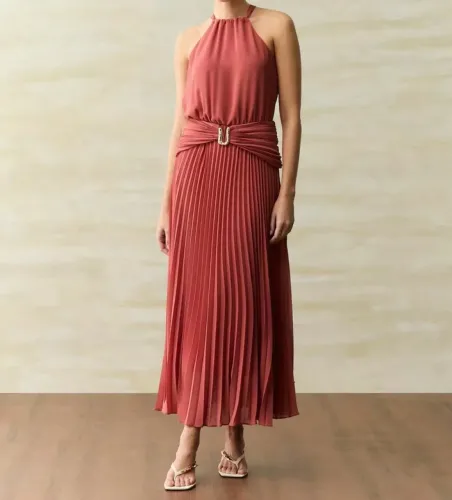 Vestido P.A Concept Plissado