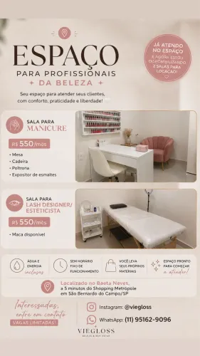? ESPAÇO PARA PROFISSIONAIS DA BELEZA ?