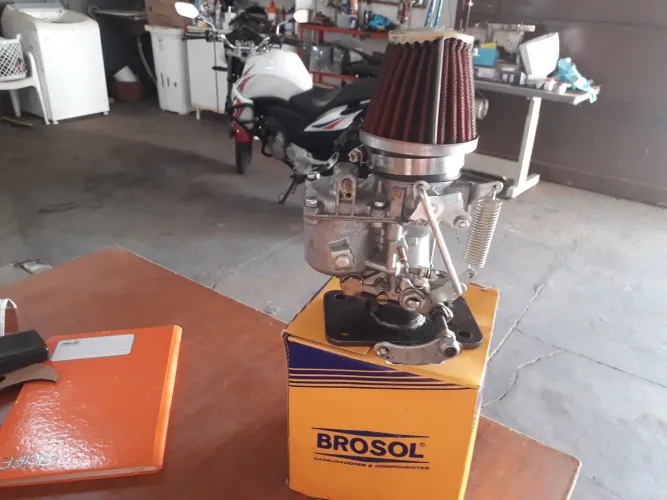 Carburador de fiscal adaptado pra fiat uno