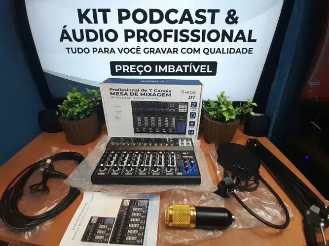 MESA DE SOM + KIT
