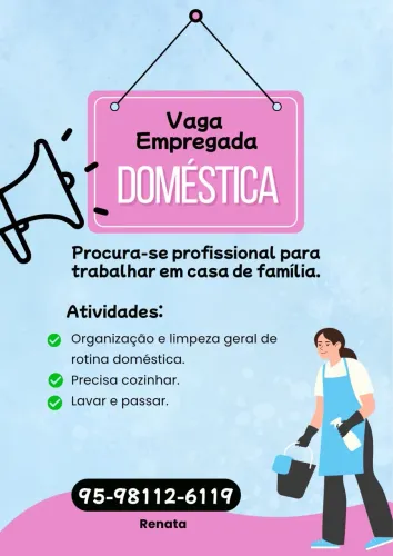 Contrata-se Doméstica 