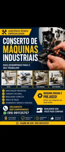 mecânico de máquinas de costura em geral