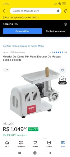 Máquina de moer carne 