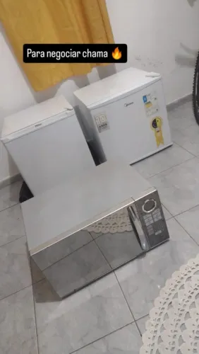 2 frigobar + 1 microondas todos juntos